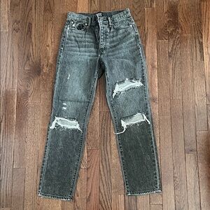 BDG Urban Outfitters Slim Straight Jeans in Black and Gray